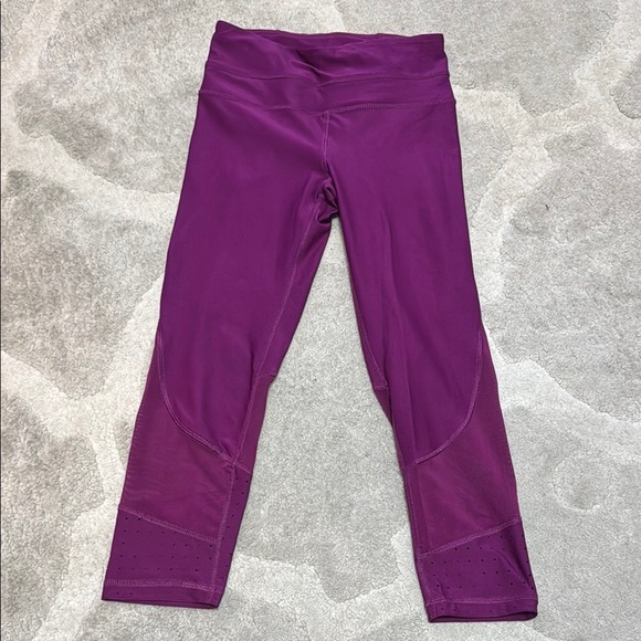 RBX Purple Capri Leggings Moisture-Wicking - Picture 1 of 5